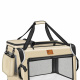 Tresko Torba transportowa dla psów i kotów 92x63x63 cm Beżowy