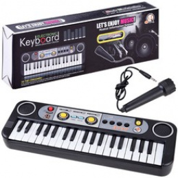 Organy Keyboard 37 keys mikrofon  IN0056 uniwersalny