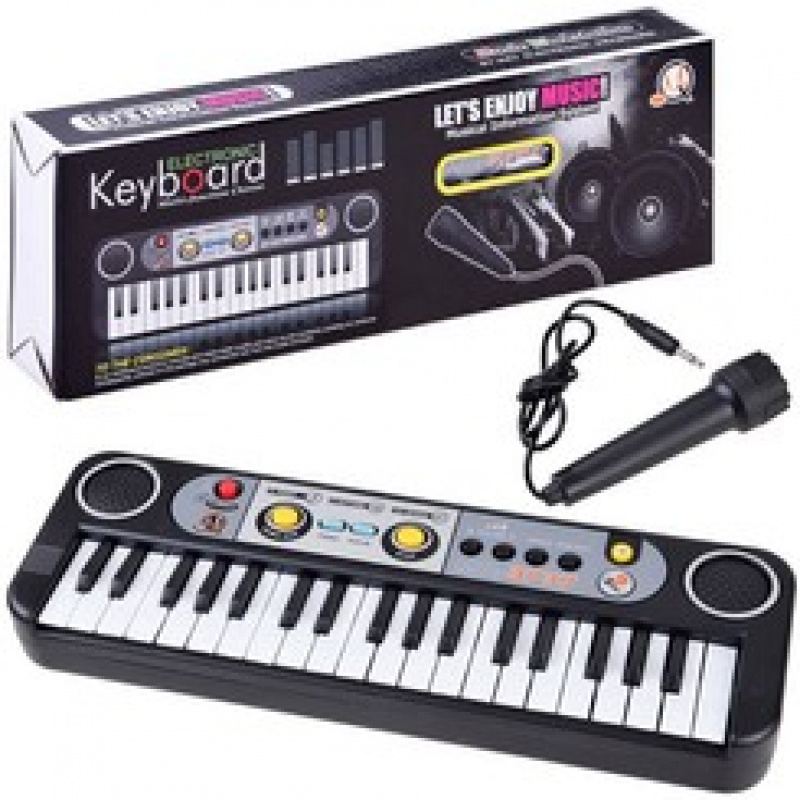 Organy Keyboard 37 keys mikrofon  IN0056 uniwersalny