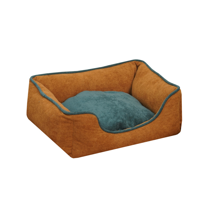 Aga kanapa dla psa DS327 odcienie pomarańczowego 60 cm x 50 cm