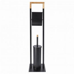 STOJAK NA PAPIER TOALETOWY łazienkowy metal BAMBUS