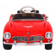 Autko BMW 507 Retro elektryczne dla dzieci Czerwony Roadster