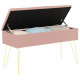 Aga Ława ze schowkiem różowy