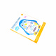 Aga4Kids TABLICA MANIPULACYJNA Montessori Drewniana PINGWIN