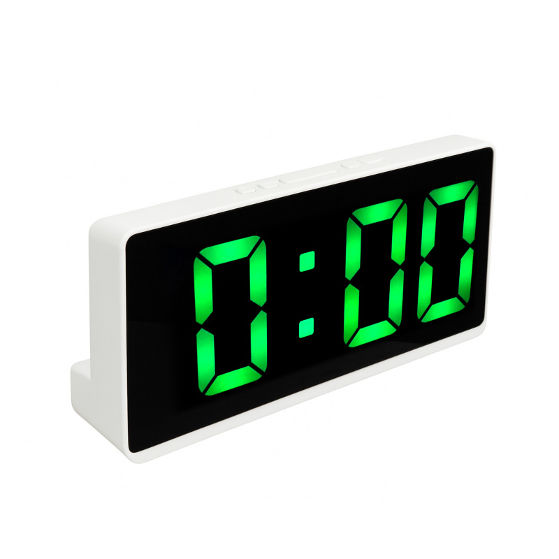 Aga ZEGAR LED BUDZIK ELEKTRONICZNY Zielony