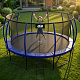 Aga SPORT EXCLUSIVE Trampolina 500 cm Ciemnoniebieska + siatka ochronna + drabinka