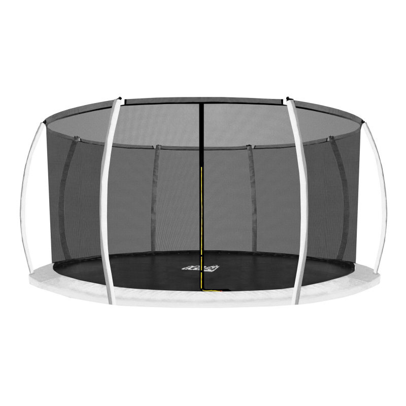 Aga siatka wewnętrzna do trampoliny 366 cm na 8 słupków z ringiem Czarna