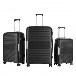 Aga Travel Zestaw walizek podróżnych MR4682 Czarny