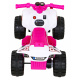 Quad The Fastest na akumulator dla dzieci Różowy + Silnik 25W