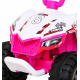 Quad The Fastest na akumulator dla dzieci Różowy + Silnik 25W