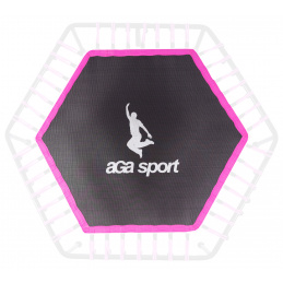 Aga Mata do trampoliny fitness Pink 130 cm 