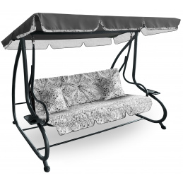 Huśtawka ogrodowa Aga 2w1 GRANDLUX Prestige Grey