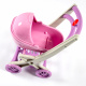 Doloni Wózek dla lalek Plastic Doll Stroller w kolorze różowym
