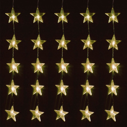Linder Exclusiv Christmas Light Pendant Stars 80 LED ciepła biel