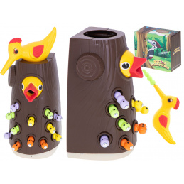 Gra magnetyczna zręcznościowa nakarm ptaszka złap robaczka