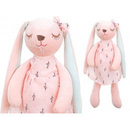 Maskotka pluszowa królik różowy 35cm