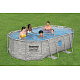 Basen stelażowy Power Steel Swim Vista z oknem 427x250x100 14x8FT BESTWAY 7w1