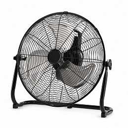 Aga Wentylator podłogowy 50 cm Czarny