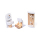 Domek dla lalek drewniany MDF + mebelki 78cm czarny LED