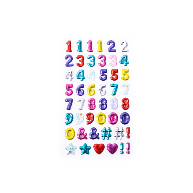 Aga4Kids Cyfry samoprzylepne DS8101MC