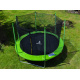 Aga SPORT FIT Trampolina 180 cm Jasnozielona + wewnętrzna siatka ochronna