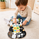 Aga4Kids TABLICA MANIPULACYJNA Montessori Drewniana PANDA