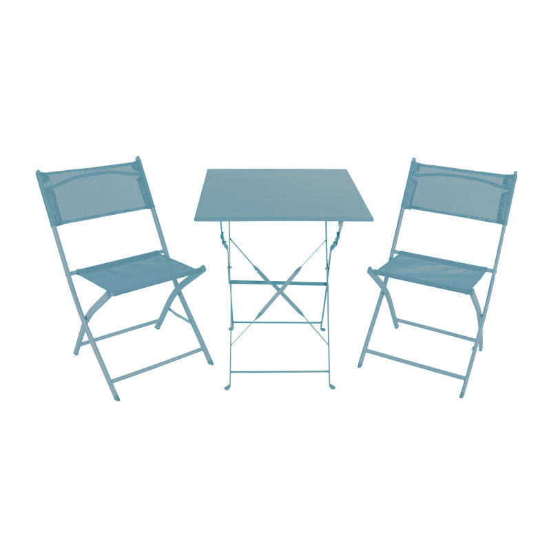 Linder Exclusiv Zestaw ogrodowy BISTRO SET Niebieski
