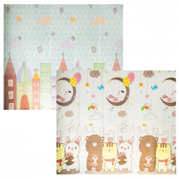 Aga4Kids Dziecięca składana piankowa mata 200x180 cm DS3018