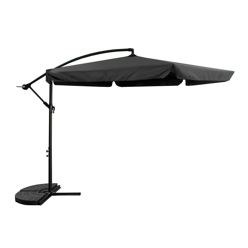 Aga Parasol ogrodowy Cantilever 300 cm Ciemnoszary