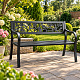 Aga Metalowa ławka ogrodowa 125x53x77 cm