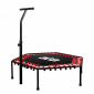 Aga FITNESS Trampolina 130 cm Czerwona + uchwyt