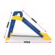 Aga4Kids Zjeżdżalnia z uchwytem 140 cm niebiesko-żółta