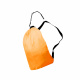 Aga Fotel Worek dmuchany LAZY BAG 230x70 cm Czarny/Pomarańczowy