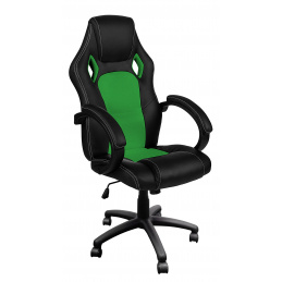 Fotel gamingowy Aga Racing Black - Green