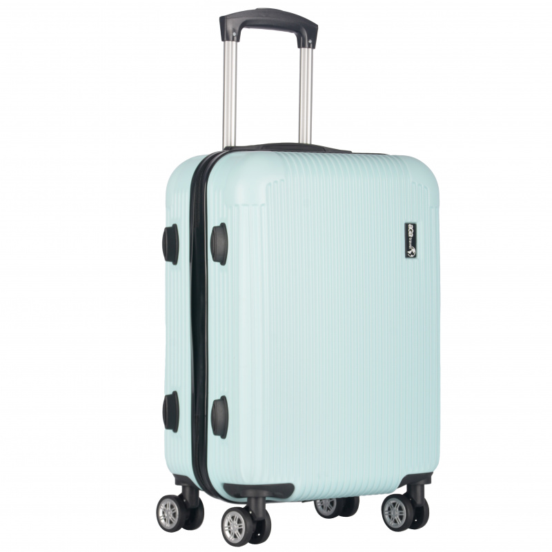 Aga Travel Walizka podróżna kabinowa LEKKA 2,7 kg bagaż podręczny 56x35x23 cm MR4663 Turkusowy