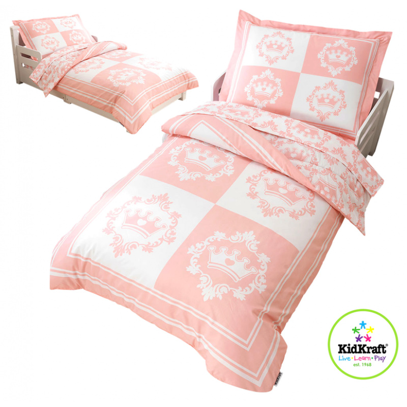 KidKraft Pościel z mikrofibry CLASSIC PRINCESS 100x150, 60x75 cm