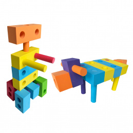 Aga4Kids KLOCKI PIANKOWE 60 szt.