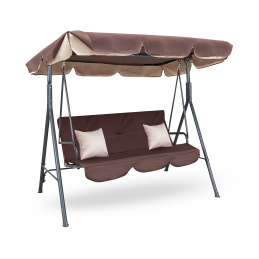 Aga huśtawka ogrodowa MAJKA ciemny brąz