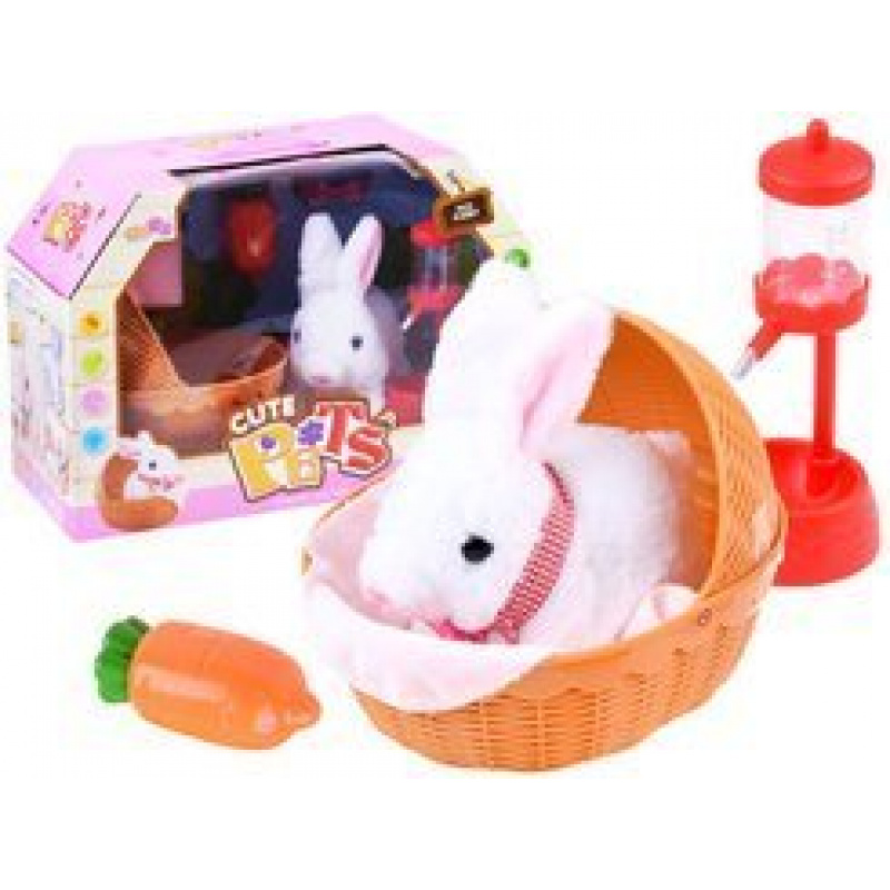 Interaktywny Królik w koszyczku + akcesoria ZA3551 uniwersalny