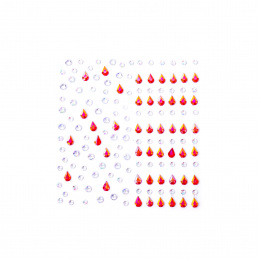 Aga4Kids Samoprzylepne cyrkonie DS8111-AI