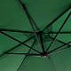 Aga Parasol ogrodowy składany na wysięgniku 250 cm 2,5 m zielony