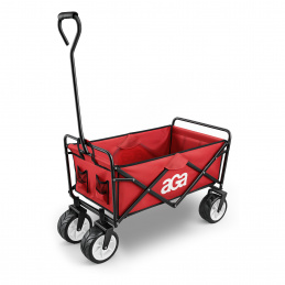 Aga Wózek transportowy składany MR4620 czerwony