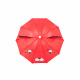 Aga PARASOL Z WZOREM 50 cm Czerwony
