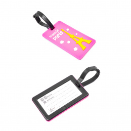 Aga IDENTYFIKATOR DO WALIZKI Różowy Aga IDENTYFIKATOR DO WALIZKI Różowy