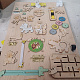 Aga4Kids Edukacyjna dwustronna tablica ZOO Naturalna MT17