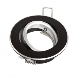 Oprawa halogenowa LED - ruchoma - czarna - GU10, MR16