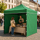Namiot handlowy Pawilon ogrodowy 3x3 m Zielony