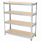 Linder Exclusiv Metalowy regał 160x60x180 cm 4 półki