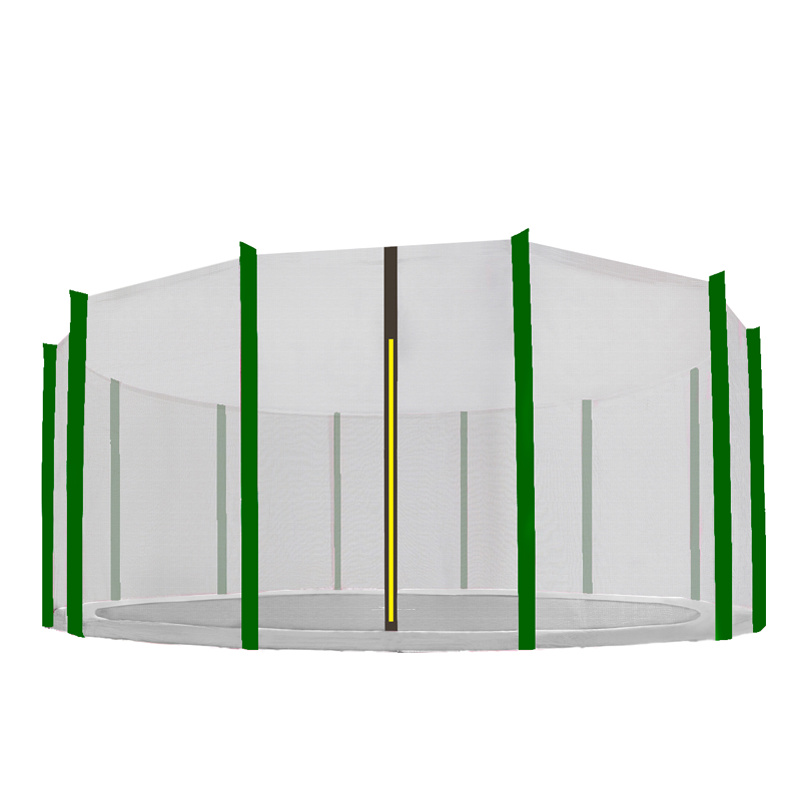 Aga Siatka ochronna 488 cm na 12 słupków Siatka czarna / ciemno zielona