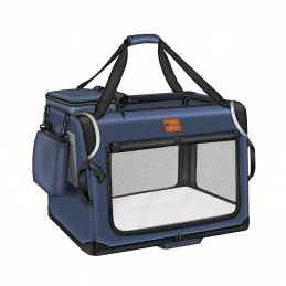 Tresko Torba transportowa dla psów i kotów 92x63x63 cm Niebieski